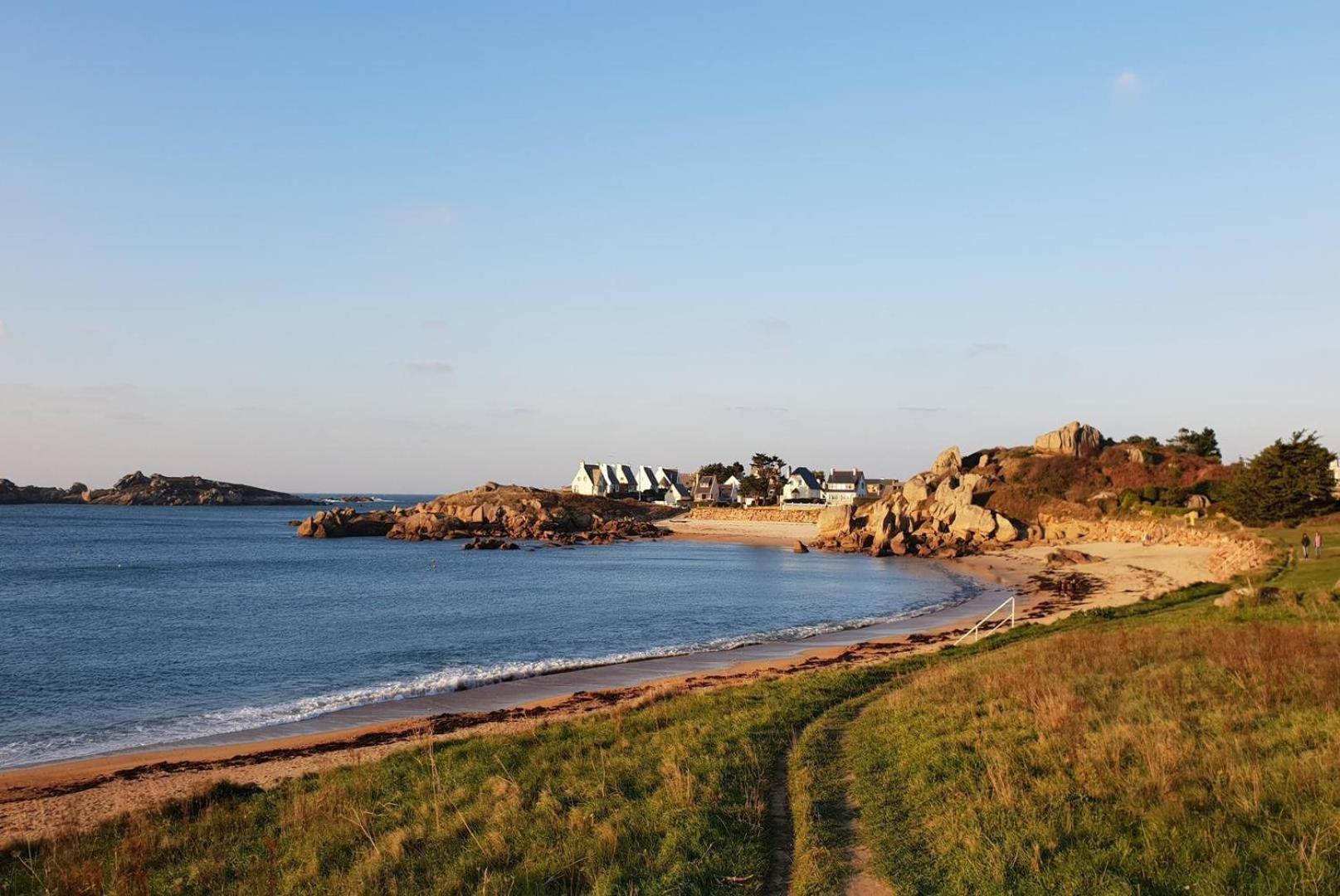 Maison 4 Personnes A 100M De La Plage De La Greve Rose A Tregastel - Ref 142 Экстерьер фото